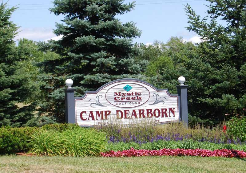 camp dearborn sign now